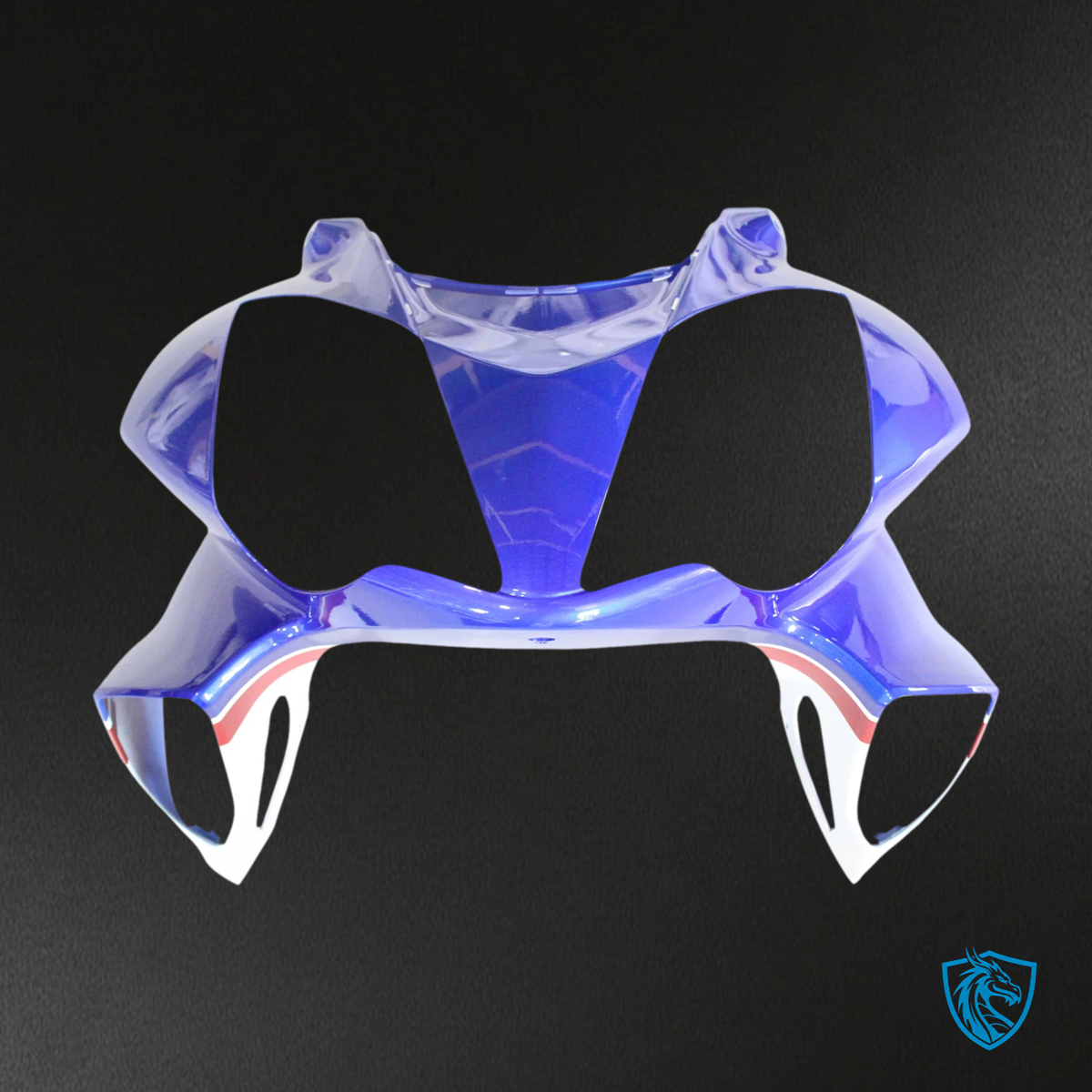 Honda VFR800 (2002-2013) Blue & White Style 3 ABS Fairing Kit - Complete Set View