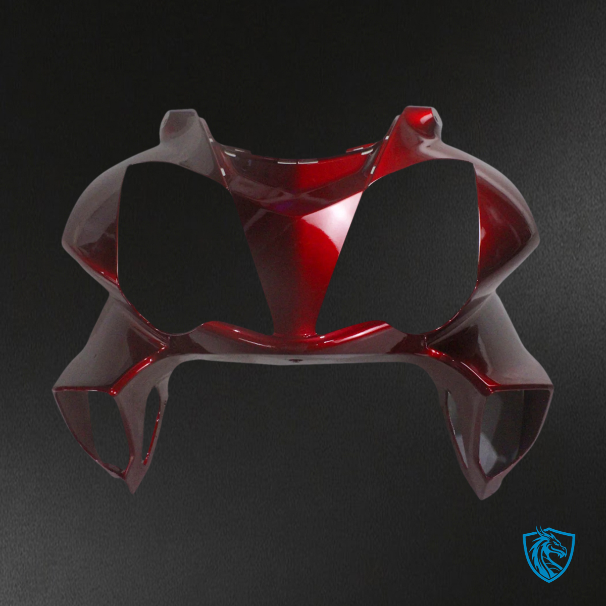 Honda VFR800 2002-2013 Dark Red ABS Fairing Kit - Tank View