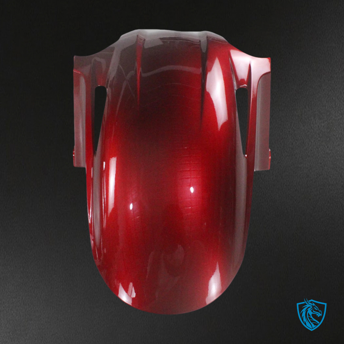 Honda VFR800 2002-2013 Dark Red ABS Fairing Kit - Lower Fairing View