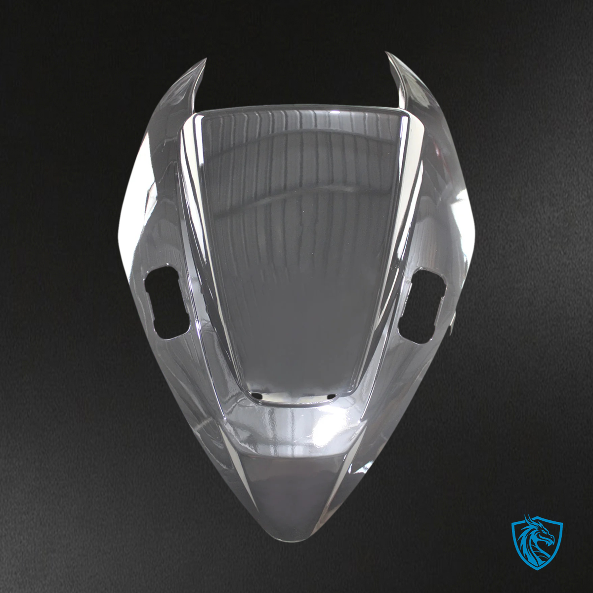 Honda VFR800 2002-2013 Black ABS Fairing Kit, upper cowl view