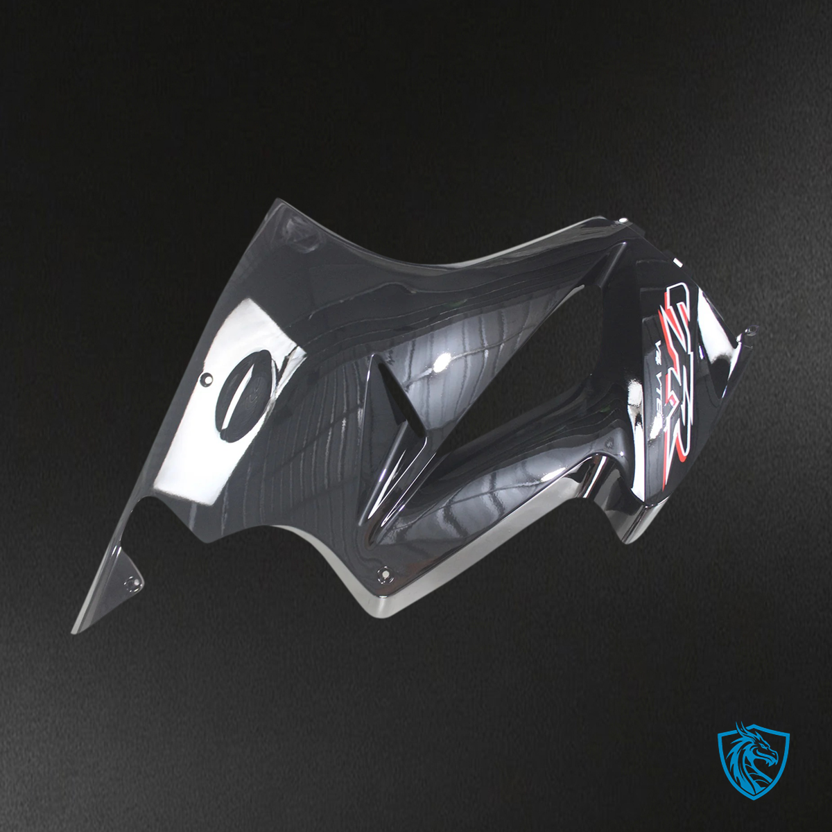 Honda VFR800 2002-2013 Black ABS Fairing Kit, lower cowl view