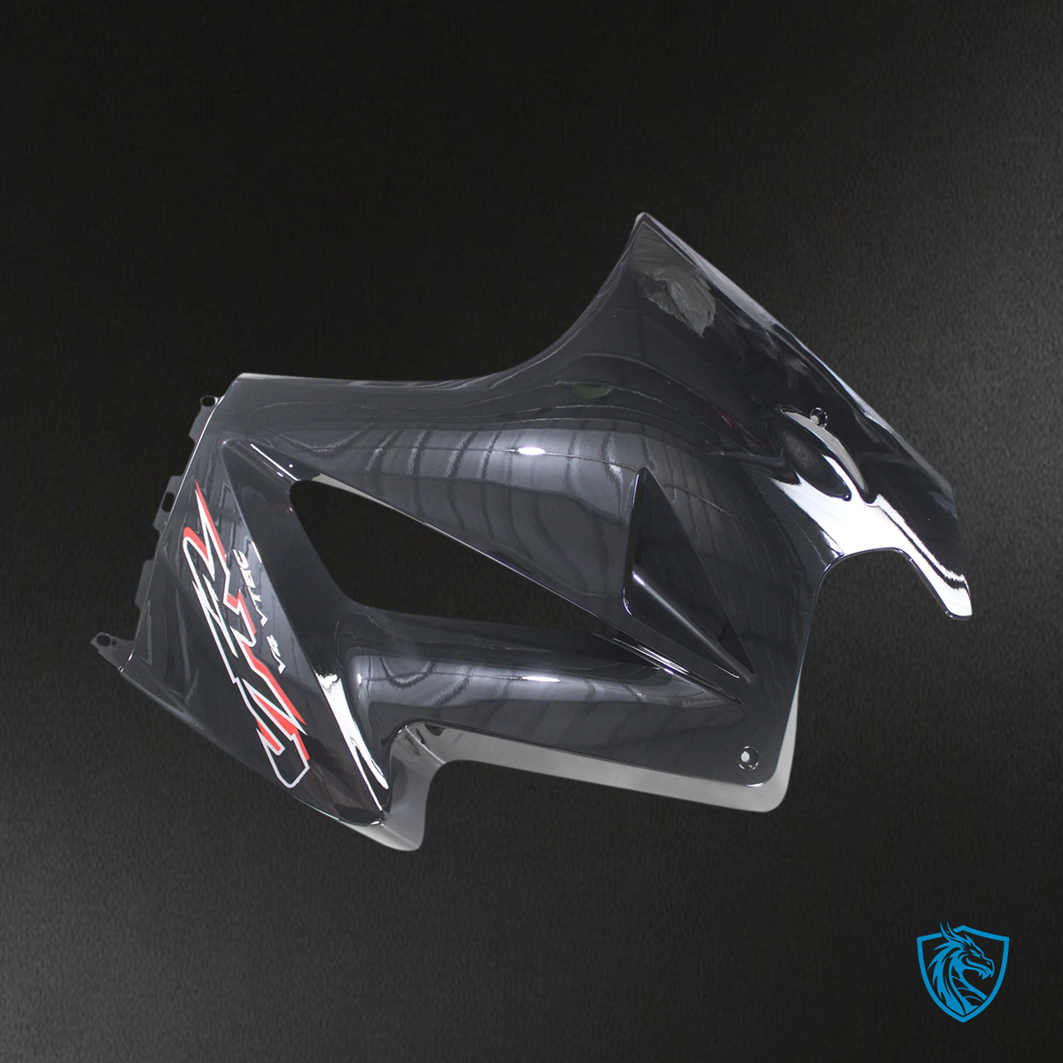 Honda VFR800 2002-2013 Black ABS Fairing Kit, left side view