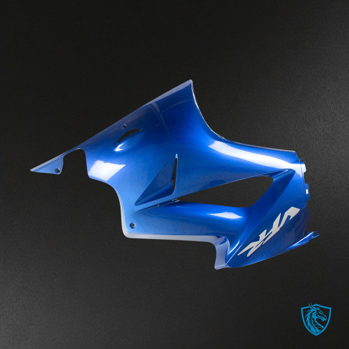 Honda VFR800 (2002-2013) Blue ABS Fairing Kit - Rear View