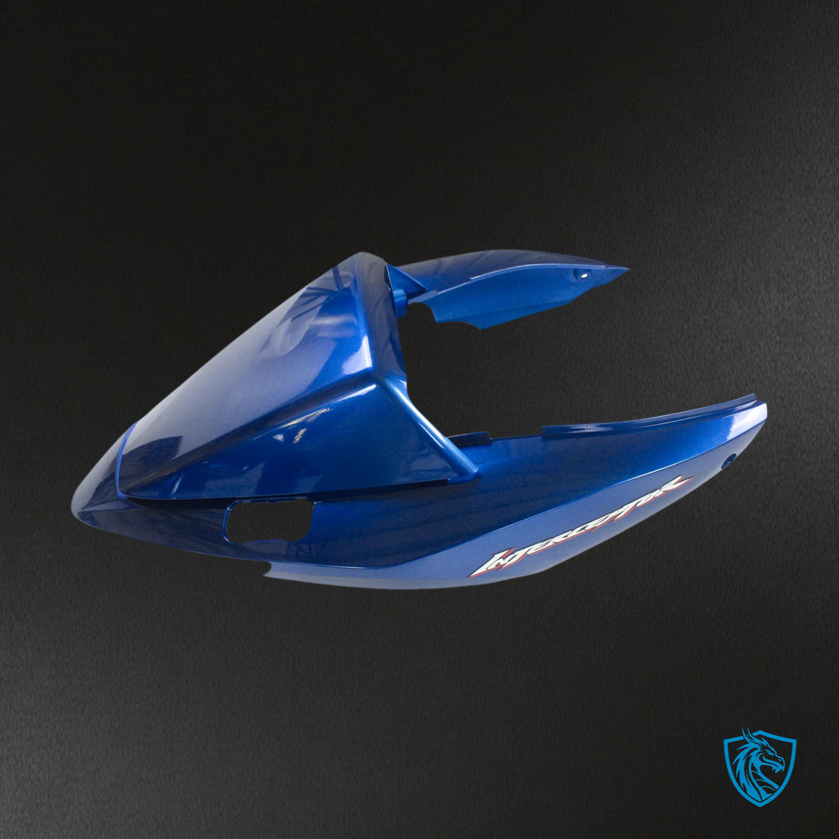 Honda VFR800 (2002-2013) Blue ABS Fairing Kit - Tail Section View