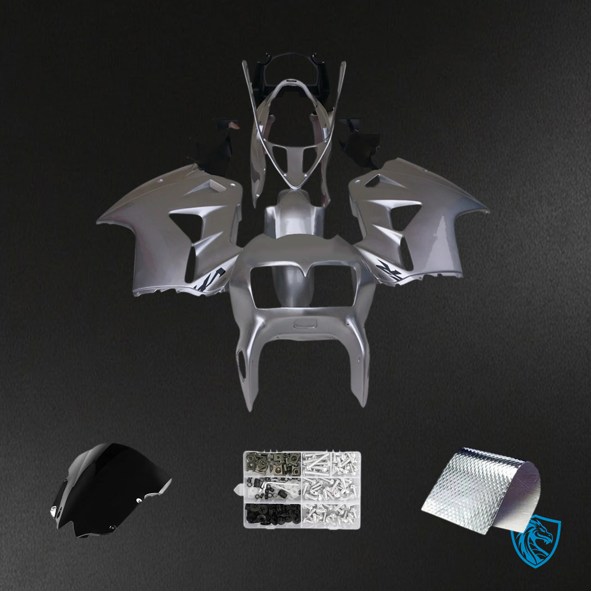 Honda VFR800 (2002-2013) Gray - Fairing Kit