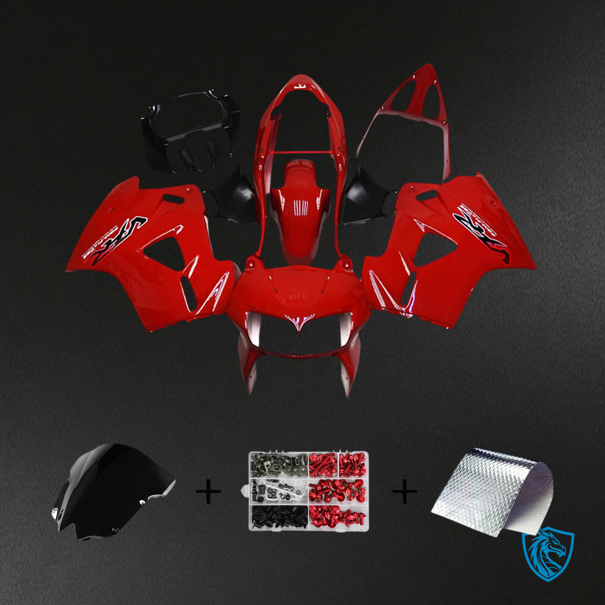 Honda VFR800 (2002-2013) Red - Fairing Kit