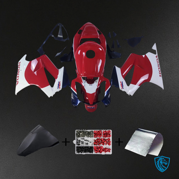 Honda VFR800 (2002-2013) Red White & Black - Fairing Kit