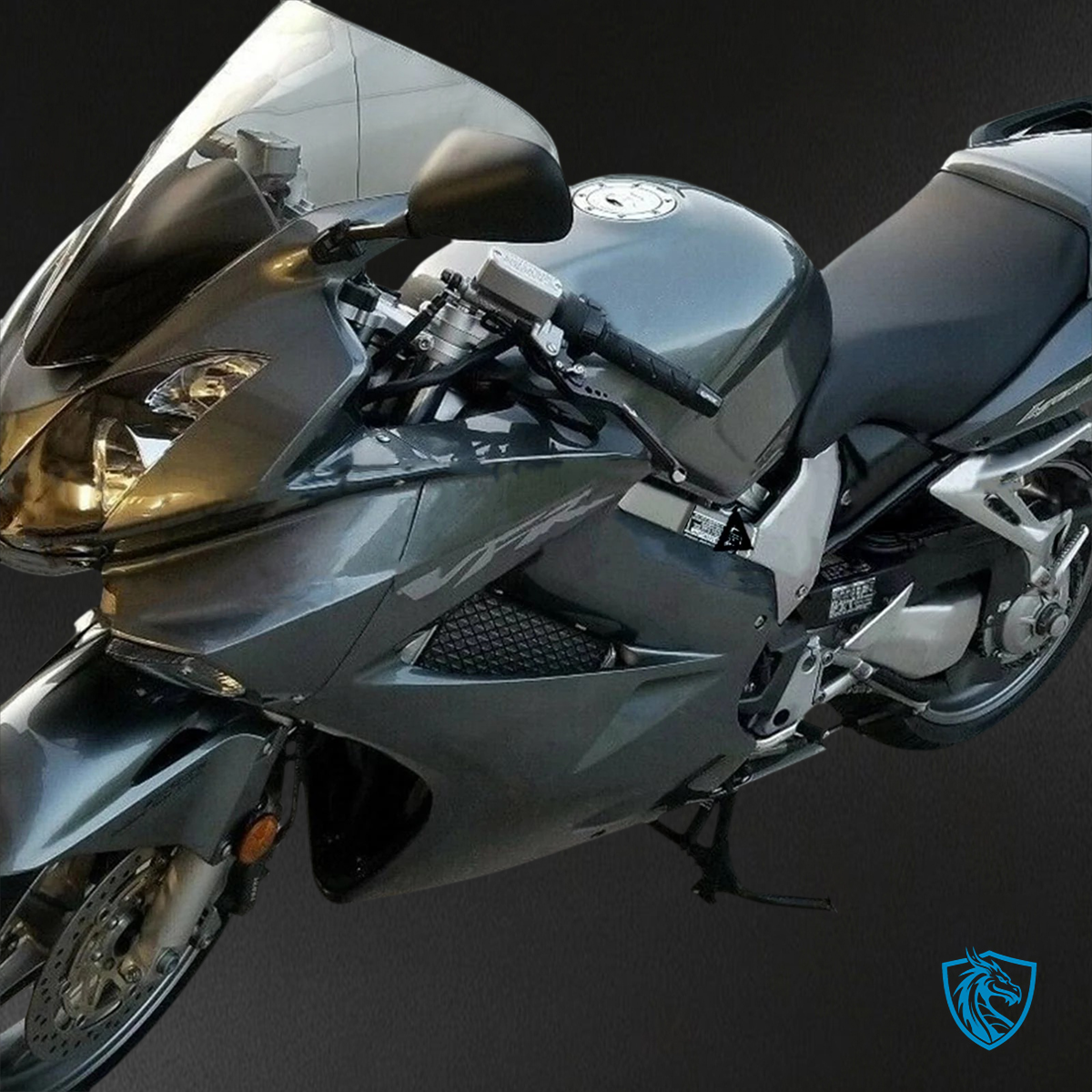 Honda VFR800 (2002-2013) Silver & Gray - Fairing Kit