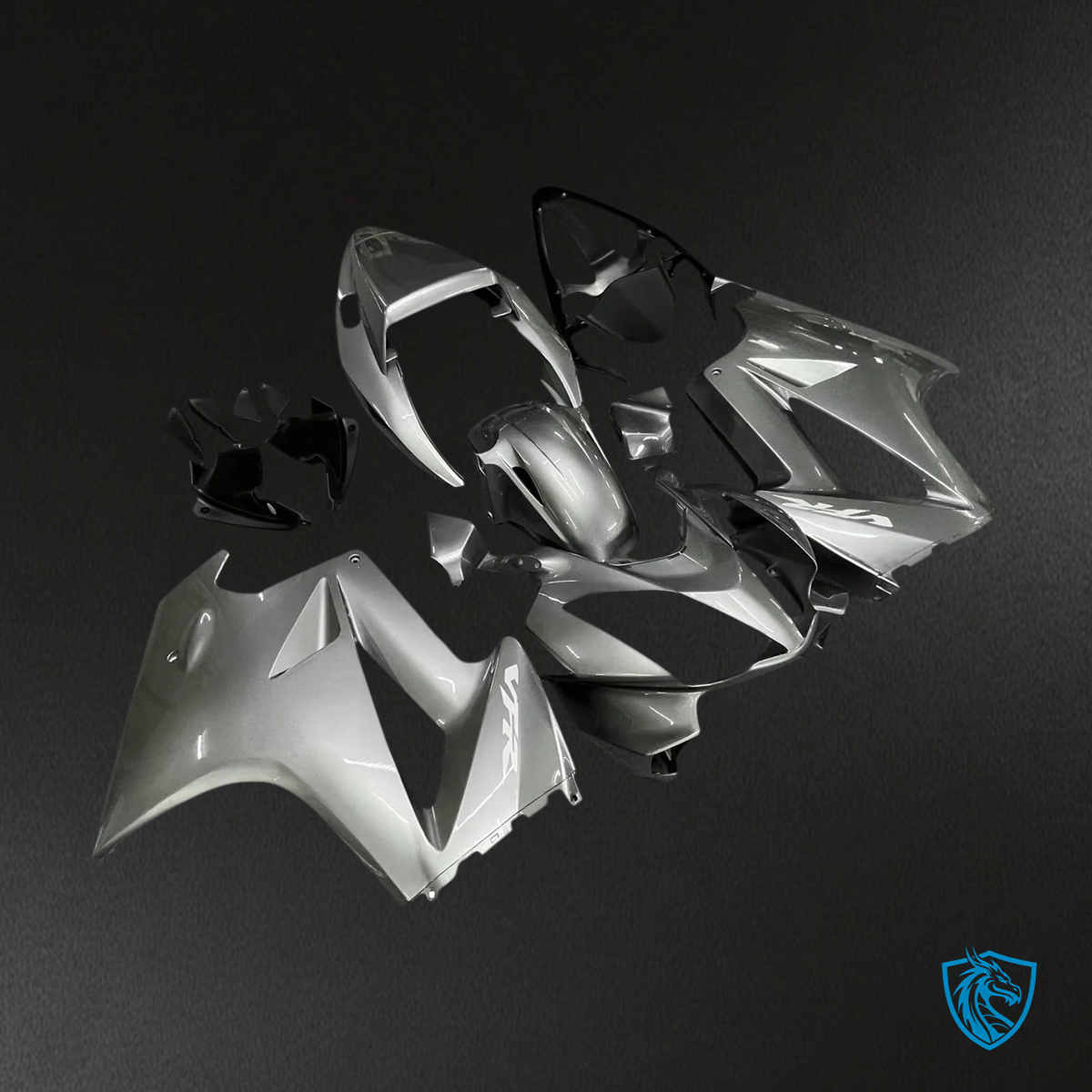 Honda VFR800 (2002-2013) Silver & Gray - Fairing Kit