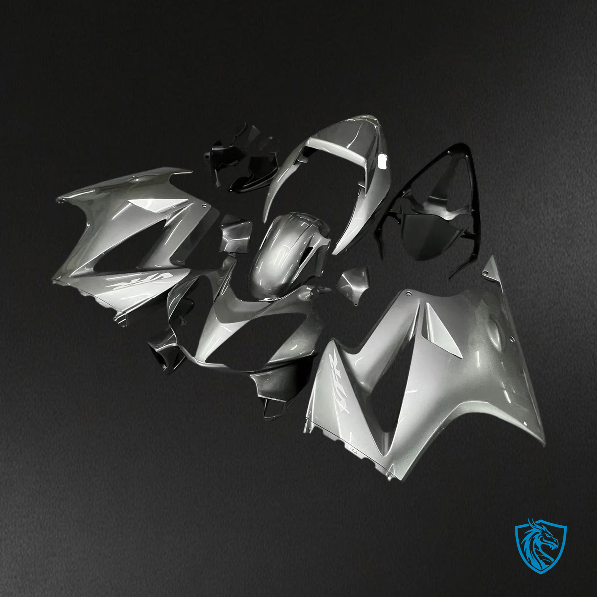 Honda VFR800 (2002-2013) Silver & Gray - Fairing Kit