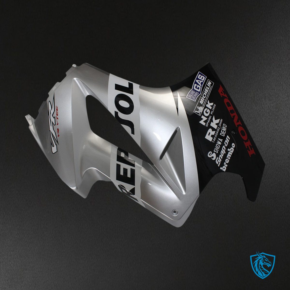 Honda VFR800 (2002-2013) Silver & Black - Fairing Kit