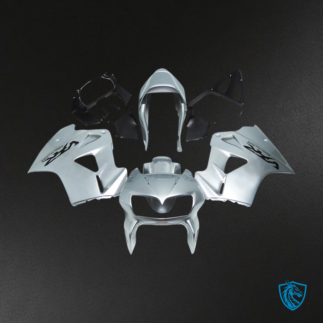 Honda VFR800 (2002-2013) Silver & Gray - Fairing Kit
