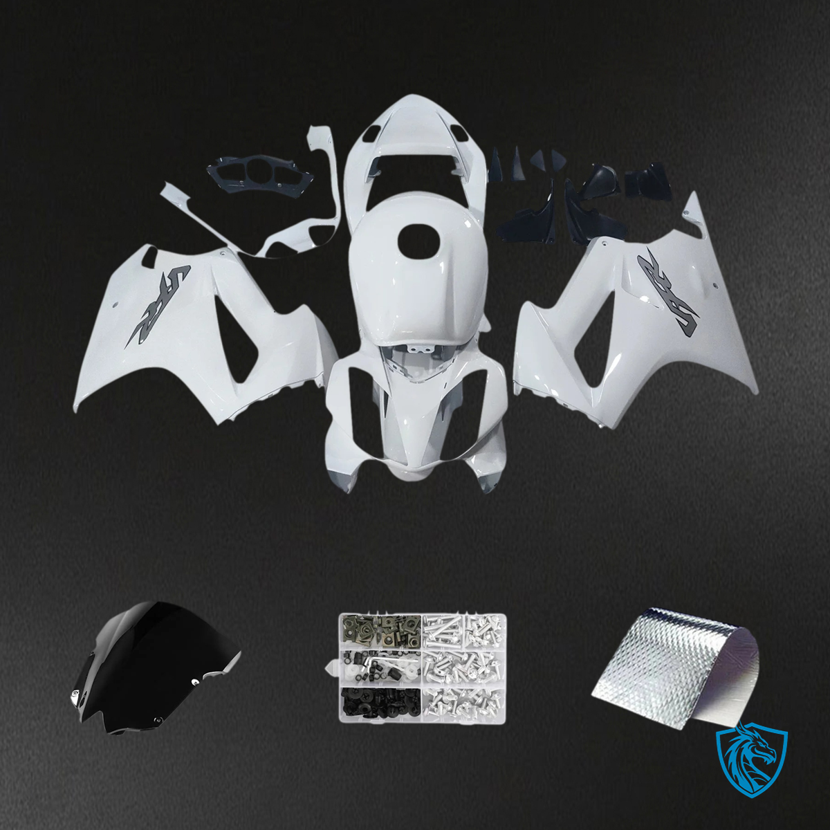Honda VFR800 (2002-2013) White - Fairing Kit