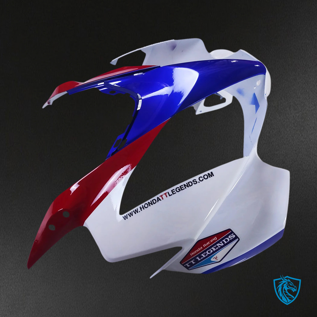 Honda VFR800 (2002-2013) White Red Black & Blue - Fairing Kit