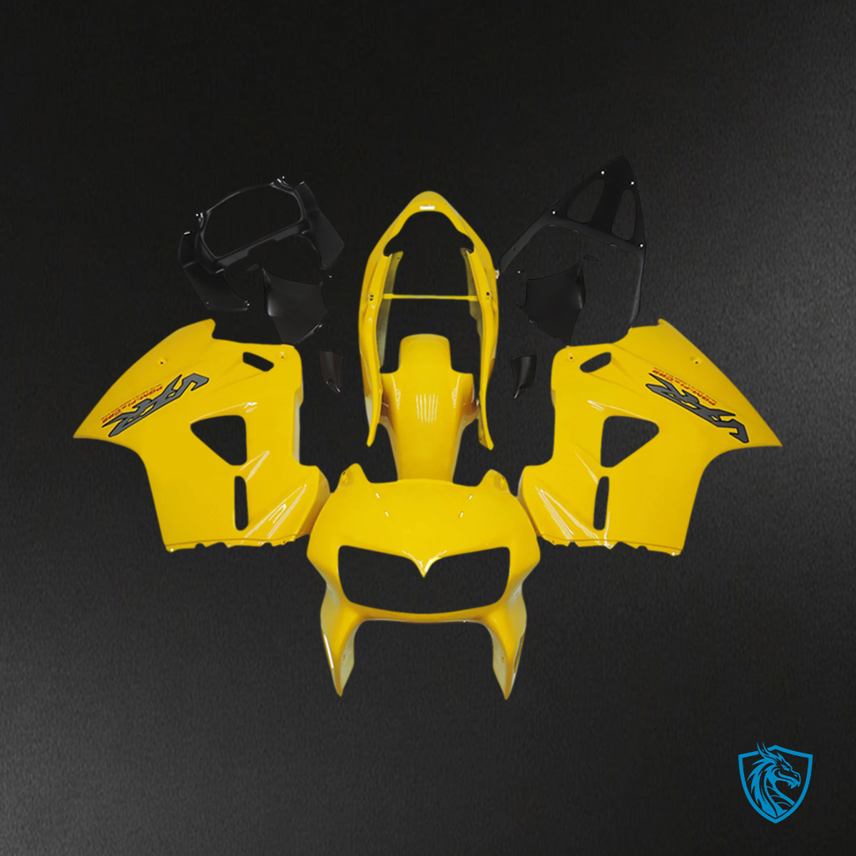 Honda VFR800 (2002-2013) Yellow - Fairing Kit