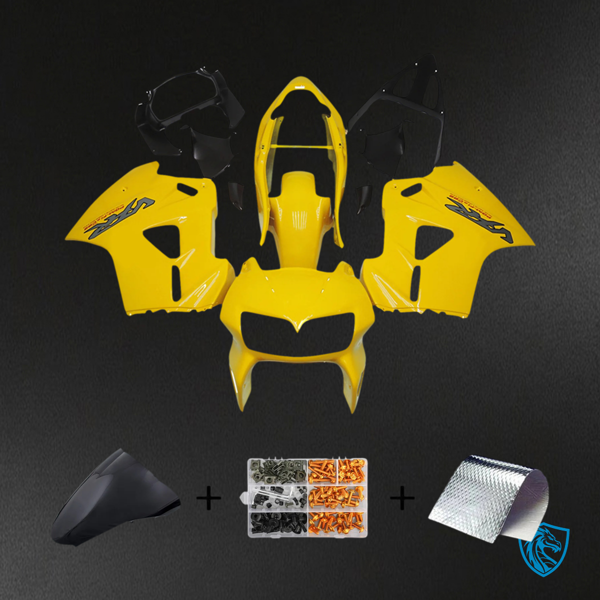 Honda VFR800 (2002-2013) Yellow - Fairing Kit