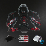 Black & Red Flame
