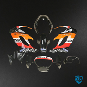 Orange Red & White Racing Livery