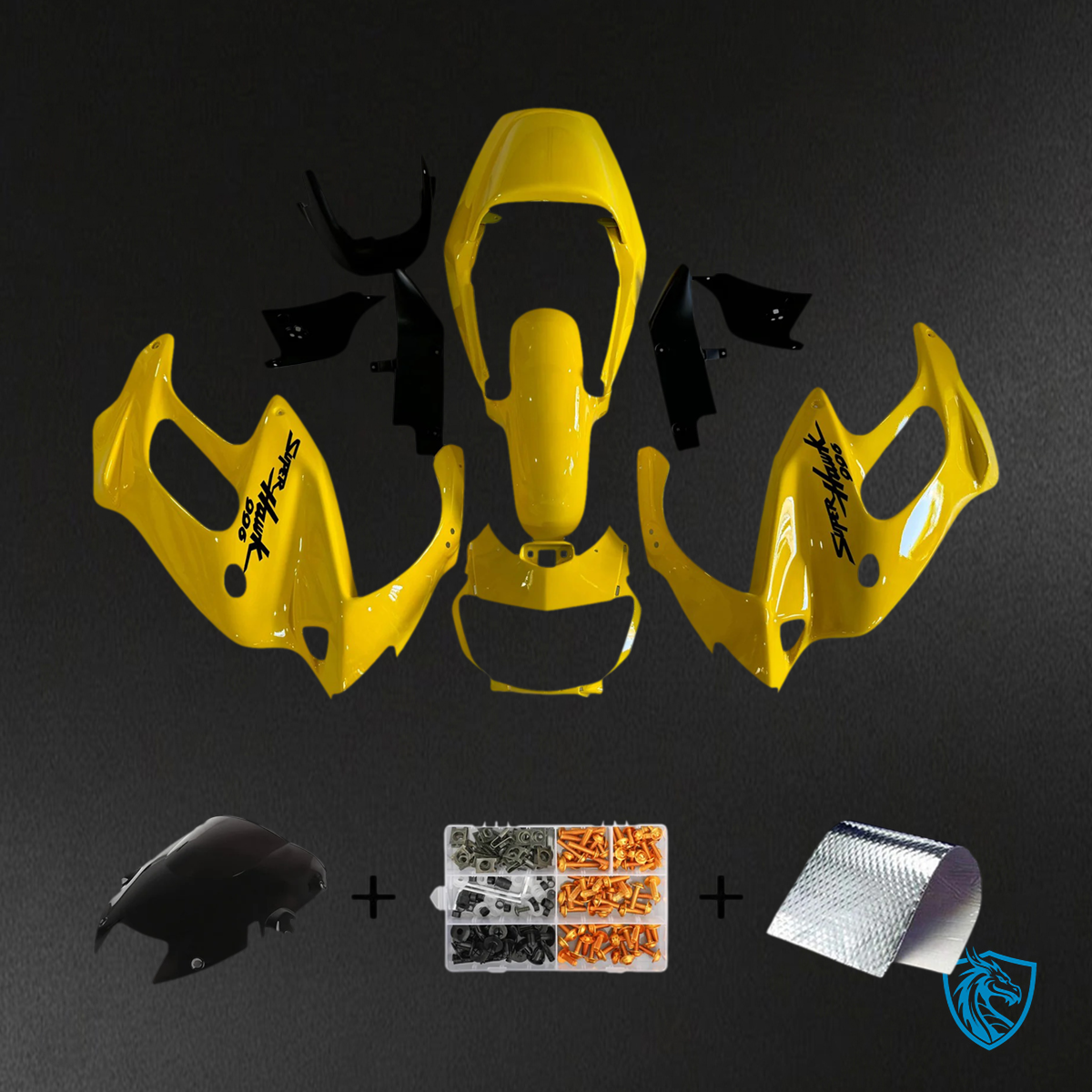 Honda VTR1000 F (1997-2005) Yellow - Fairing Kit