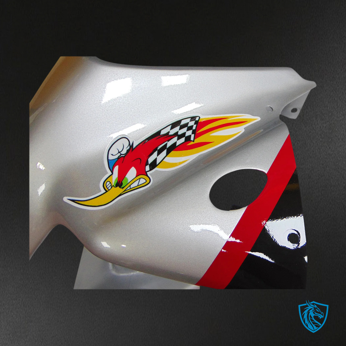 Honda VTR1000 RC51 (2000-2006) Red & Sliver  Fairing Kit