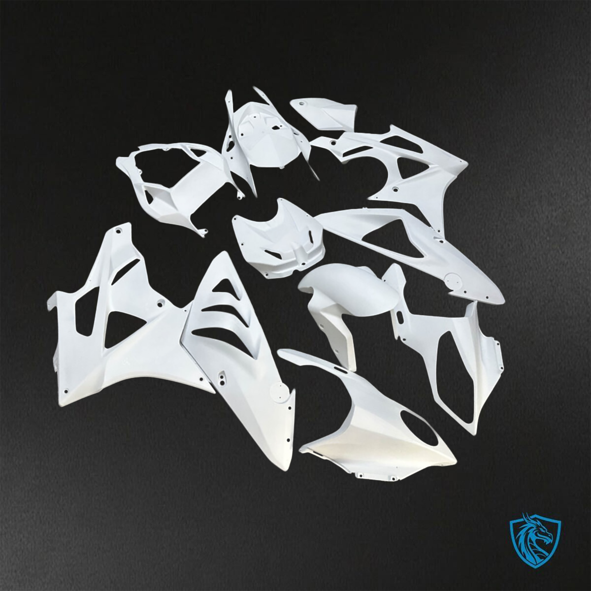 BMW S1000RR (2009-2014) White ABS Bodywork - Fairings Kit