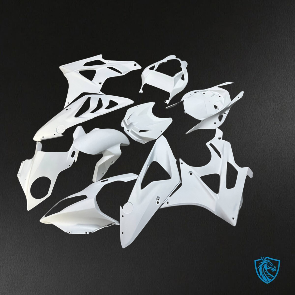BMW S1000RR (2009-2014) White ABS Bodywork - Fairings Kit