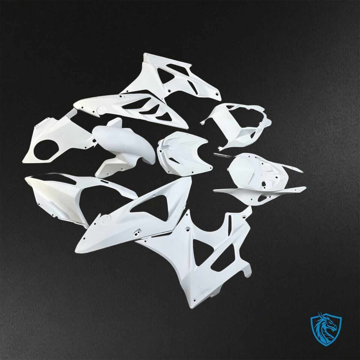 BMW S1000RR (2009-2014) White ABS Bodywork - Fairings Kit