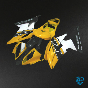 Yamaha YZF R6 (2008-2016) Yellow, White & Black - Custom ABS Fairing Kit