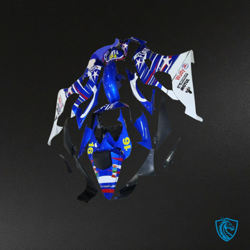 Yamaha YZF R6 (2008-2016) Black, Blue & White MOTUL - MERGEment Motorcycle Fairings Kit