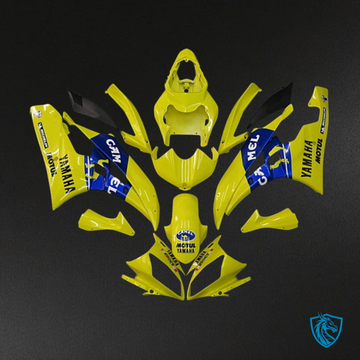Yamaha YZF R6 (2006-2007) Blue & Yellow Fairing Kit | ABS Bodywork