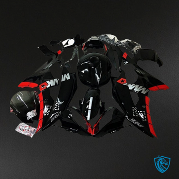 Yamaha YZF R6 (2008-2016) Gloss Black & Red - MERGEment Motorcycle Fairings Kit