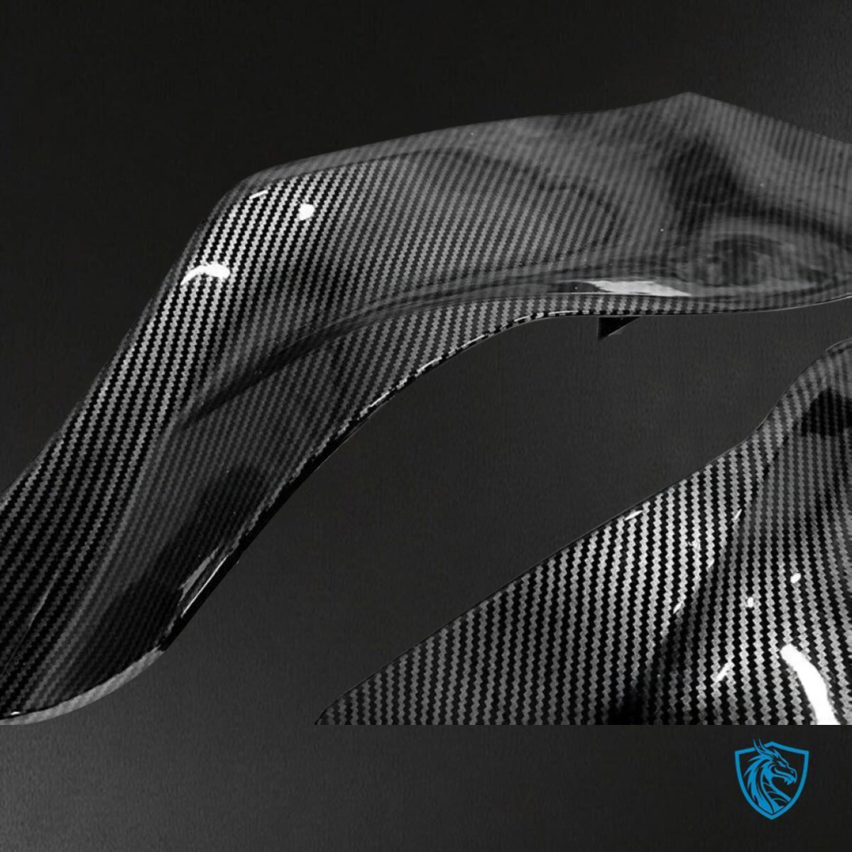 Kawasaki ZX-6RZX636 (2019-2020) Black Carbon Fiber - Custom ABS Fairing Kit