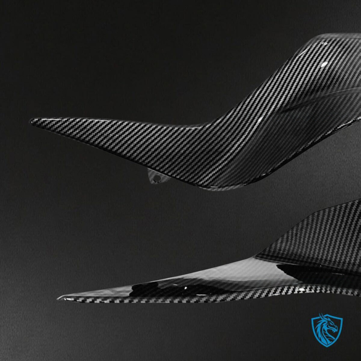 Kawasaki ZX-6RZX636 (2019-2020) Black Carbon Fiber - Custom ABS Fairing Kit