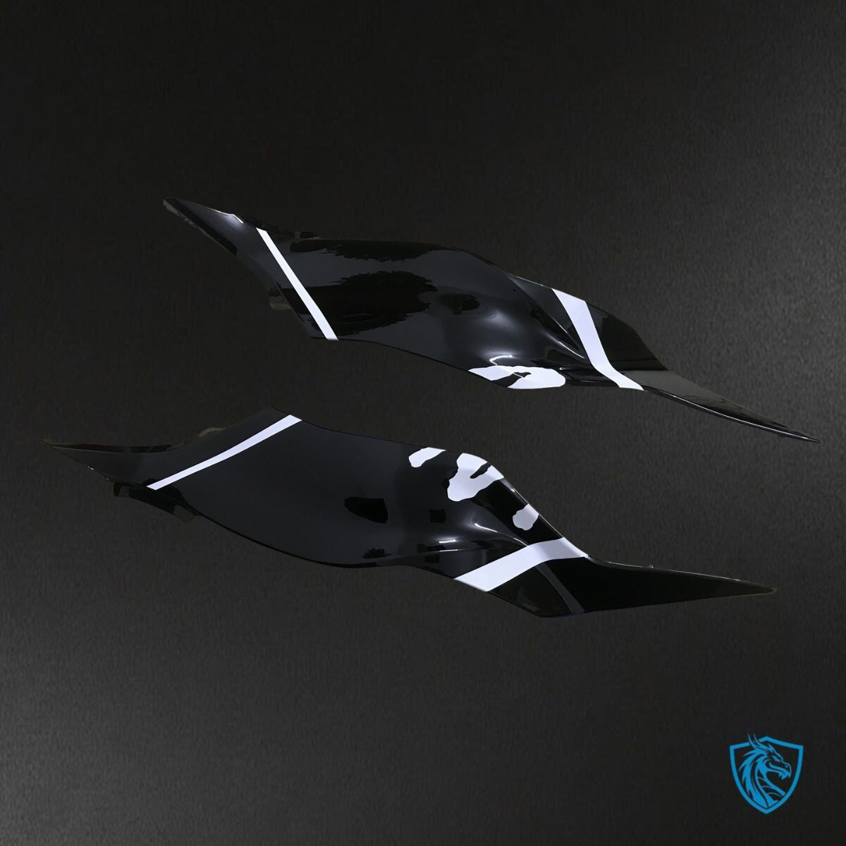Kawasaki ZX-6R ZX636 (2019–2020) Black, Green & White Monster - Replacement Motorcycle Fairings Kit