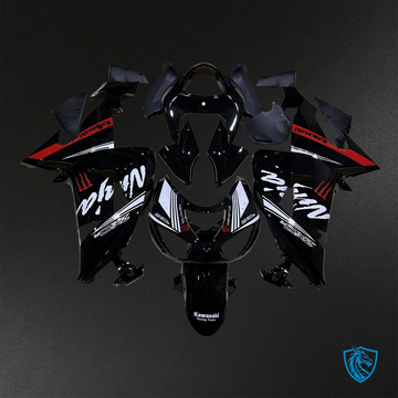Kawasaki Ninja ZX-10R (2006-2007) Black, Red & White - Replacement Motorcycle Fairings Kit