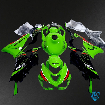 Kawasaki ZX-6R ZX636 (2023–2024) Glossy Green & Black ABS Bodywork - Fairings Kit
