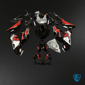 Kawasaki ZX-6RZX636 (2019-2020) Black & Red ● Red Bull Fairings Kit - Aftermarket ABS Bodywork