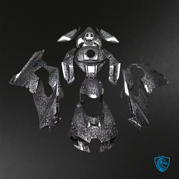 Kawasaki Ninja ZX-10R (2021-2023) Black Carbon Fabric  - Custom ABS Fairing Kit