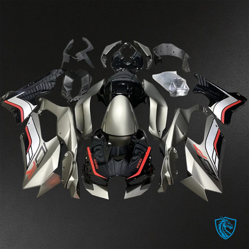 Kawasaki Ninja ZX-10R (2021-2023) Gray, Red & Black - Replacement Motorcycle Fairings Kit