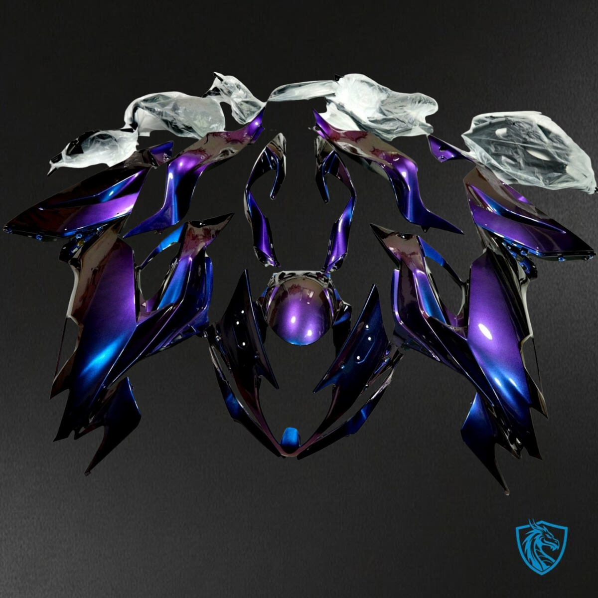 Kawasaki ZX-6RZX636 (2019-2020) Purple & Blue ABS Bodywork - Fairings Kit