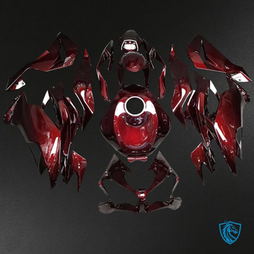 Kawasaki ZX-6RZX636 (2019-2020) Gloss Red Carbon Fiber - Replacement Motorcycle Fairings Kit