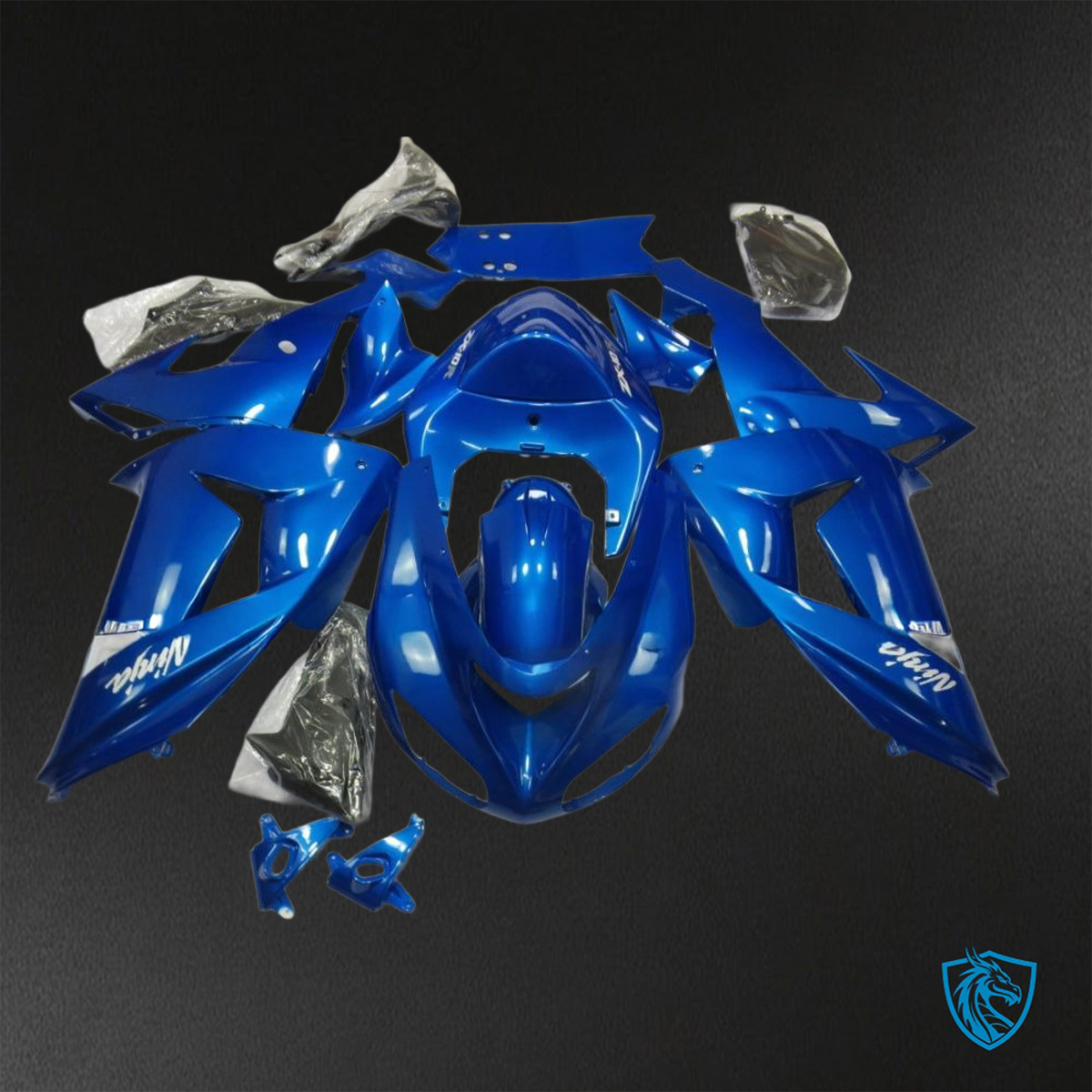 Kawasaki Ninja ZX-10R (2006-2007) Blue - Custom ABS Fairing Kit