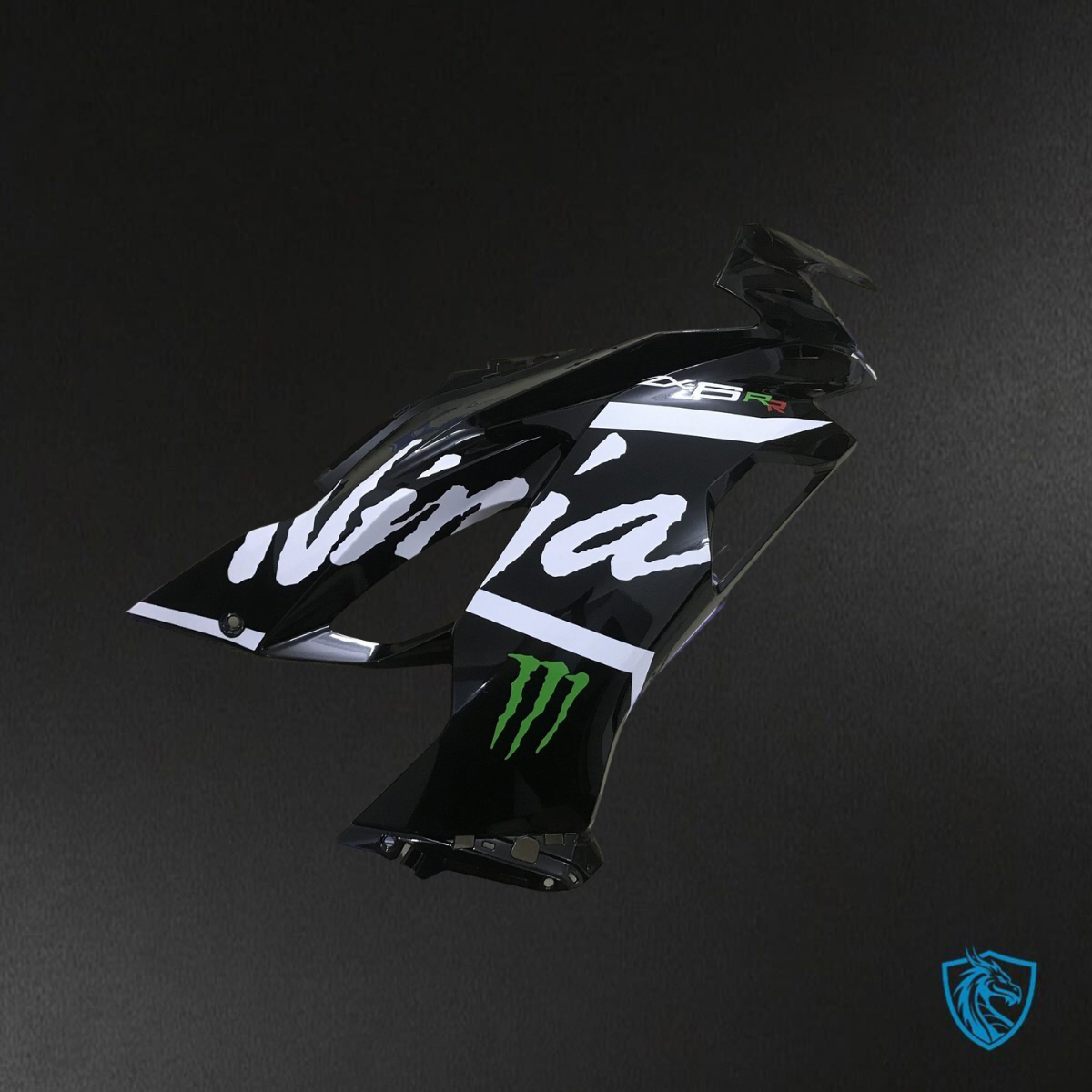 Kawasaki ZX-6R ZX636 (2019–2020) Black, Green & White Monster - Replacement Motorcycle Fairings Kit