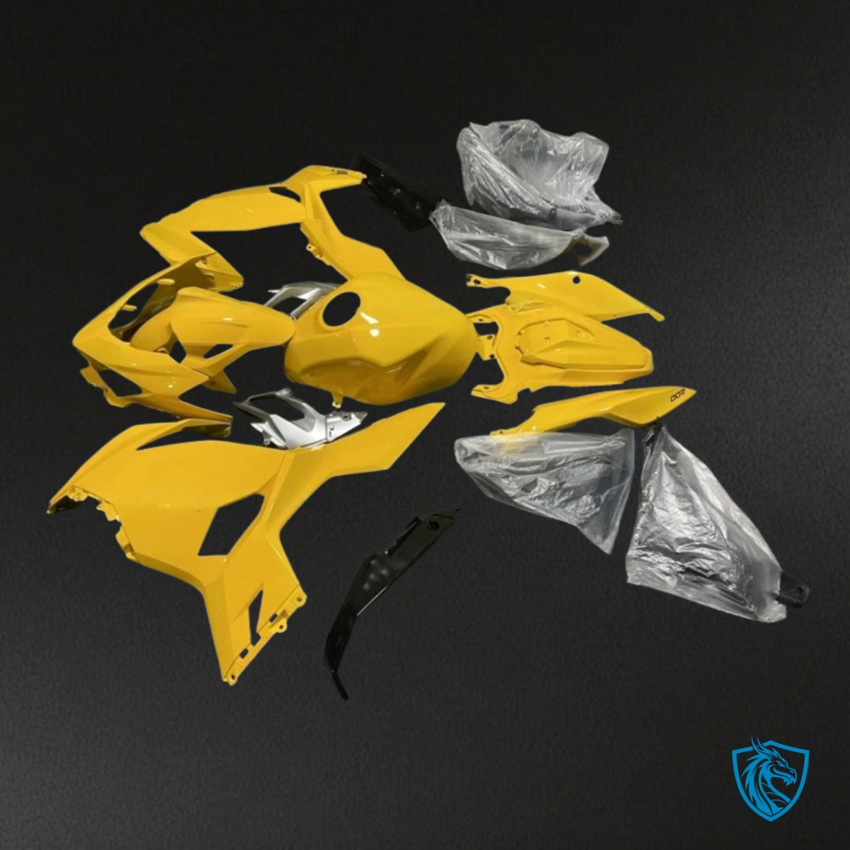 Kawasaki Ninja 400/250 (2018-2020) Black & Yellow - Custom ABS Fairing Kit