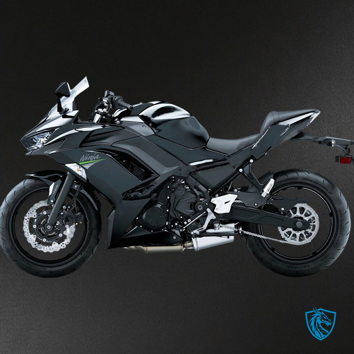 Kawasaki ER-6F (2020-2025) Ninja 650 Glossy Black - Fairing Kit