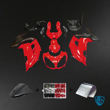 Kawasaki ER6F Ninja 650 (2012-2016) Black and Red -  Fairing Kit