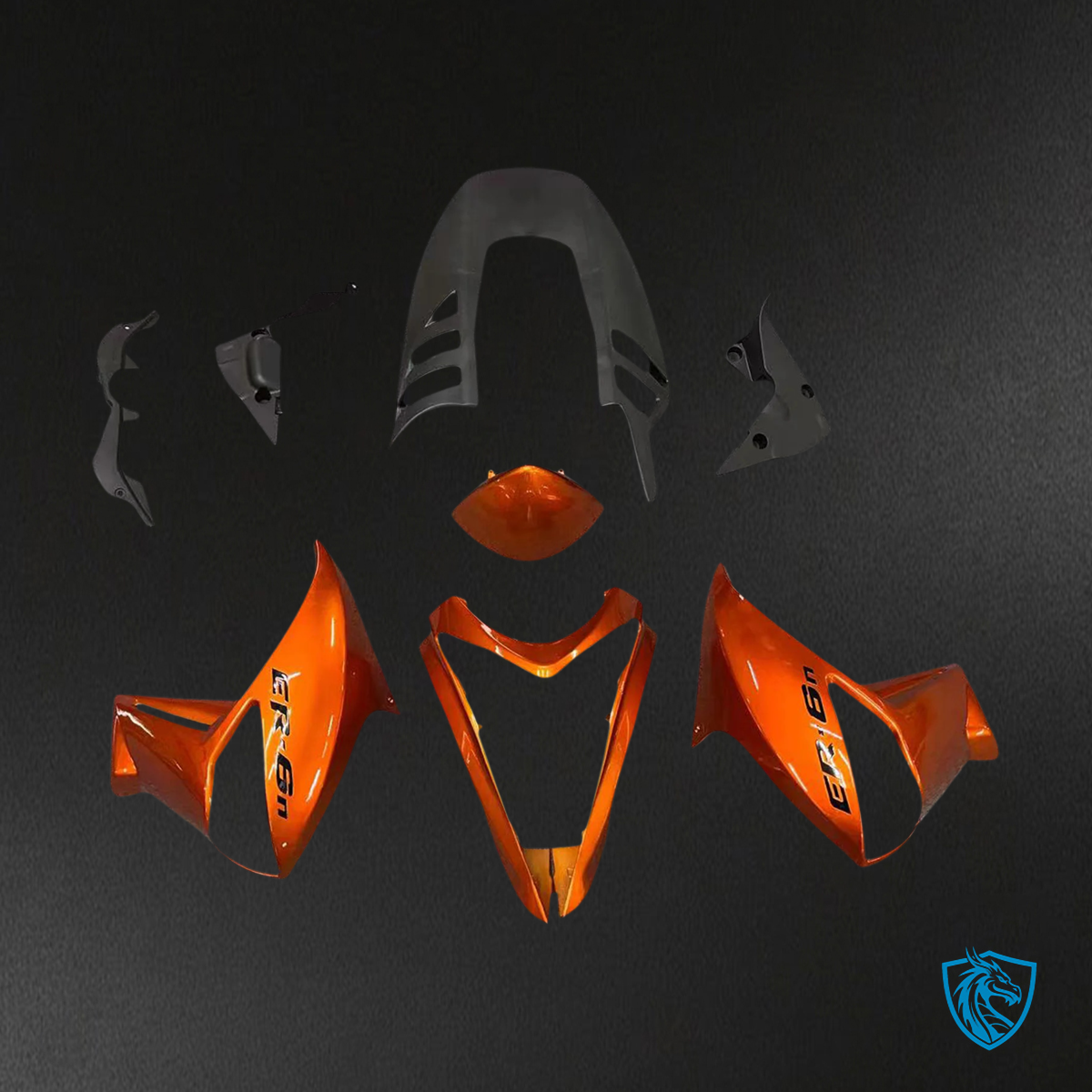 Kawasaki ER6N (2009-2011) Orange - Fairing Kit