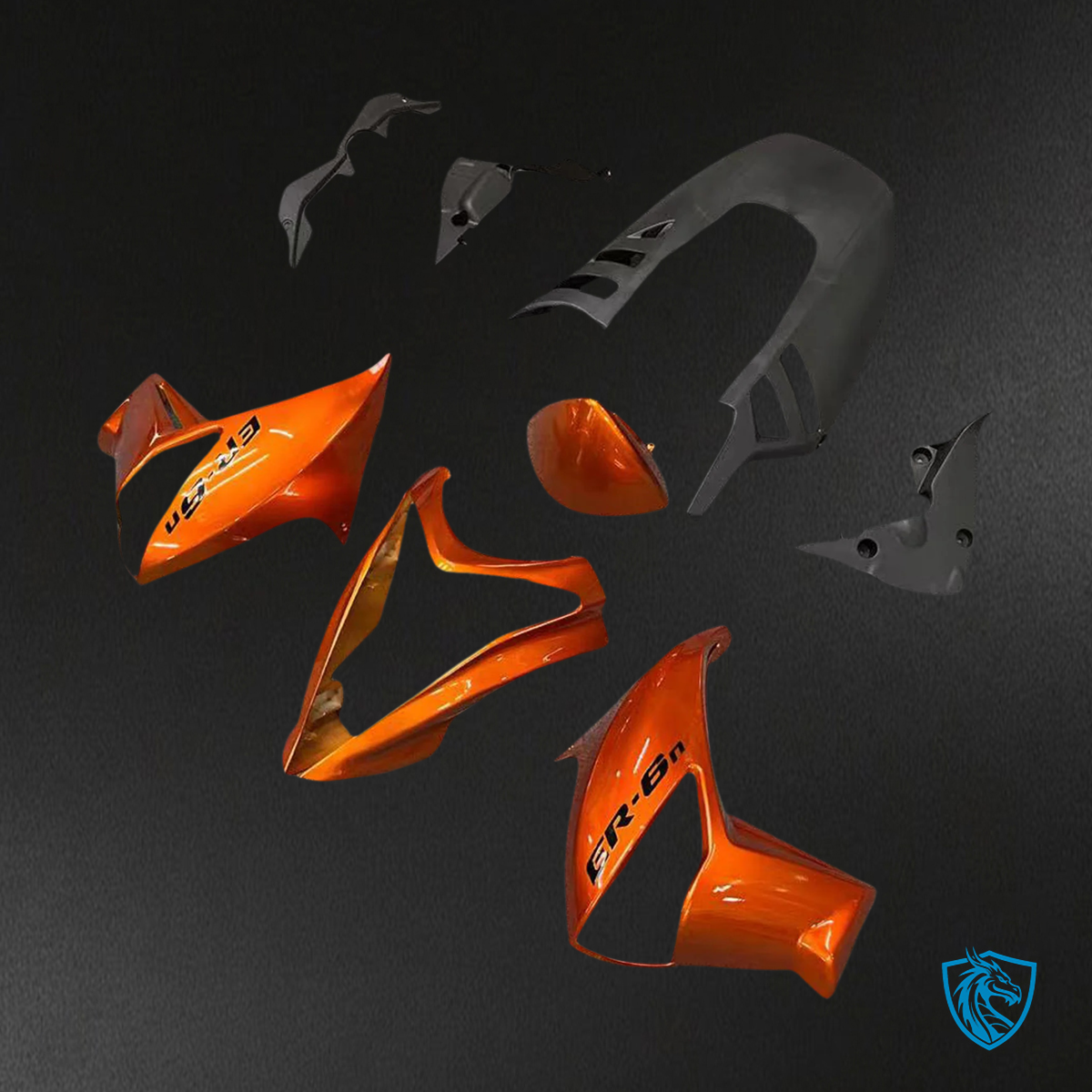 Kawasaki ER6N (2009-2011) Orange - Fairing Kit