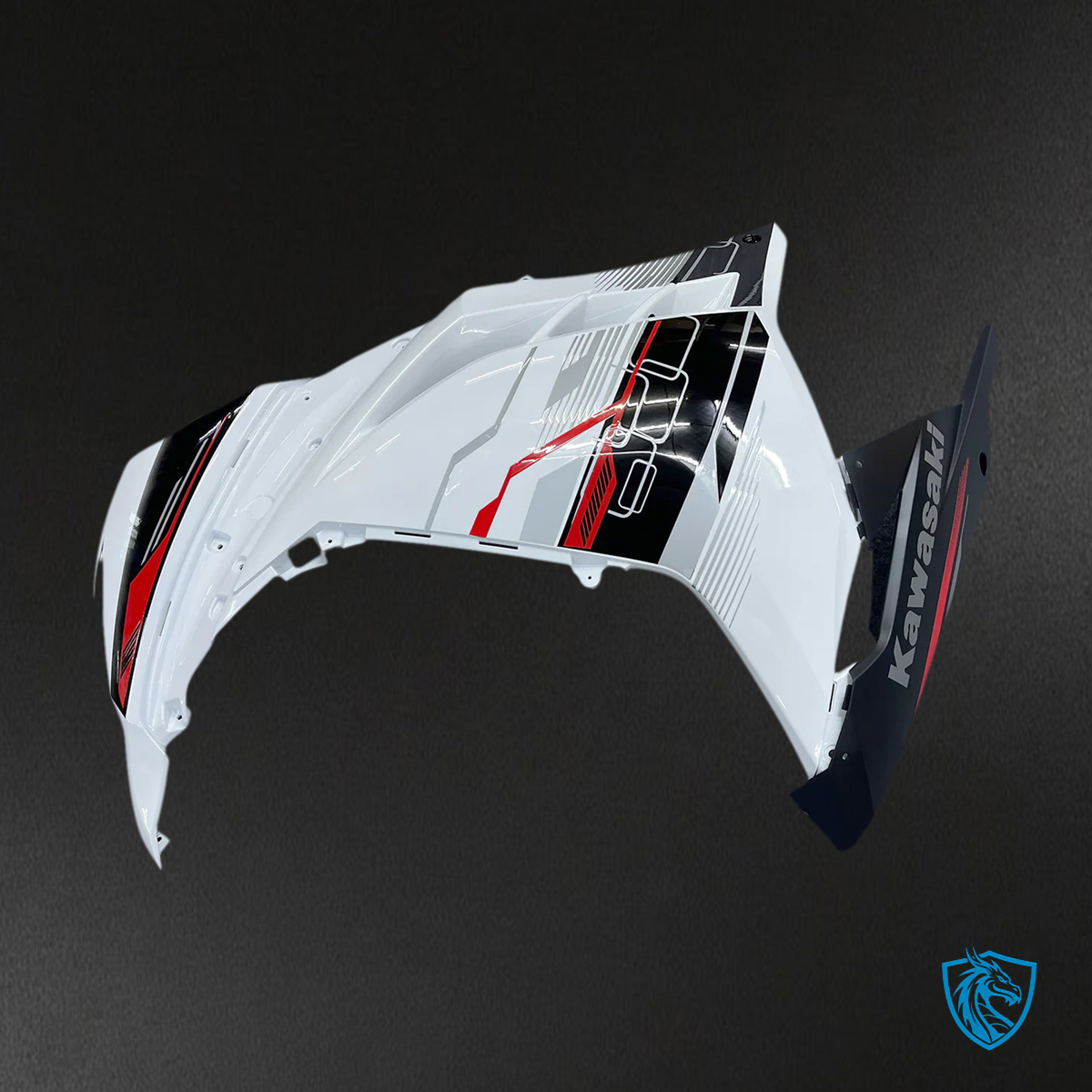 Kawasaki EX300R (2013-2024) White & Black - Fairing Kit