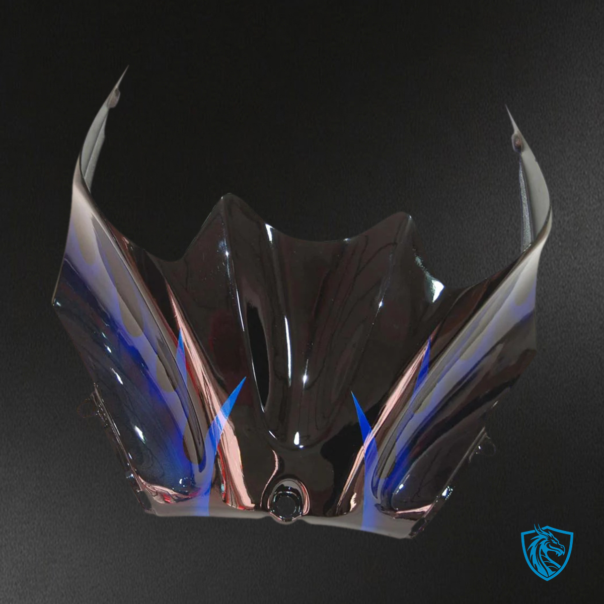 Kawasaki ZX14R (2006-2011) Black & Blue Flame - Fairing Kit
